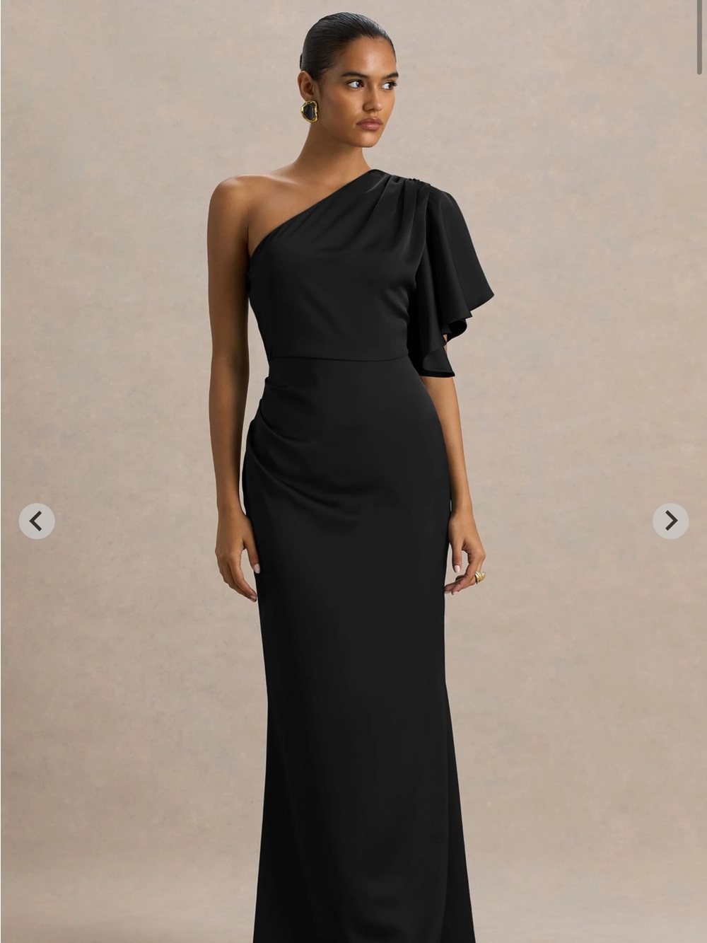 Club L London Black Evening Gown